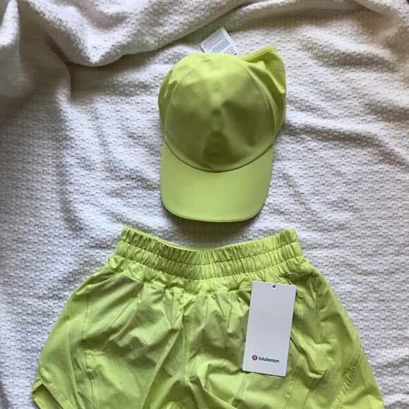 NWT Lululemon Track that shorts Fast Free Run hat - Picture 1 of 14